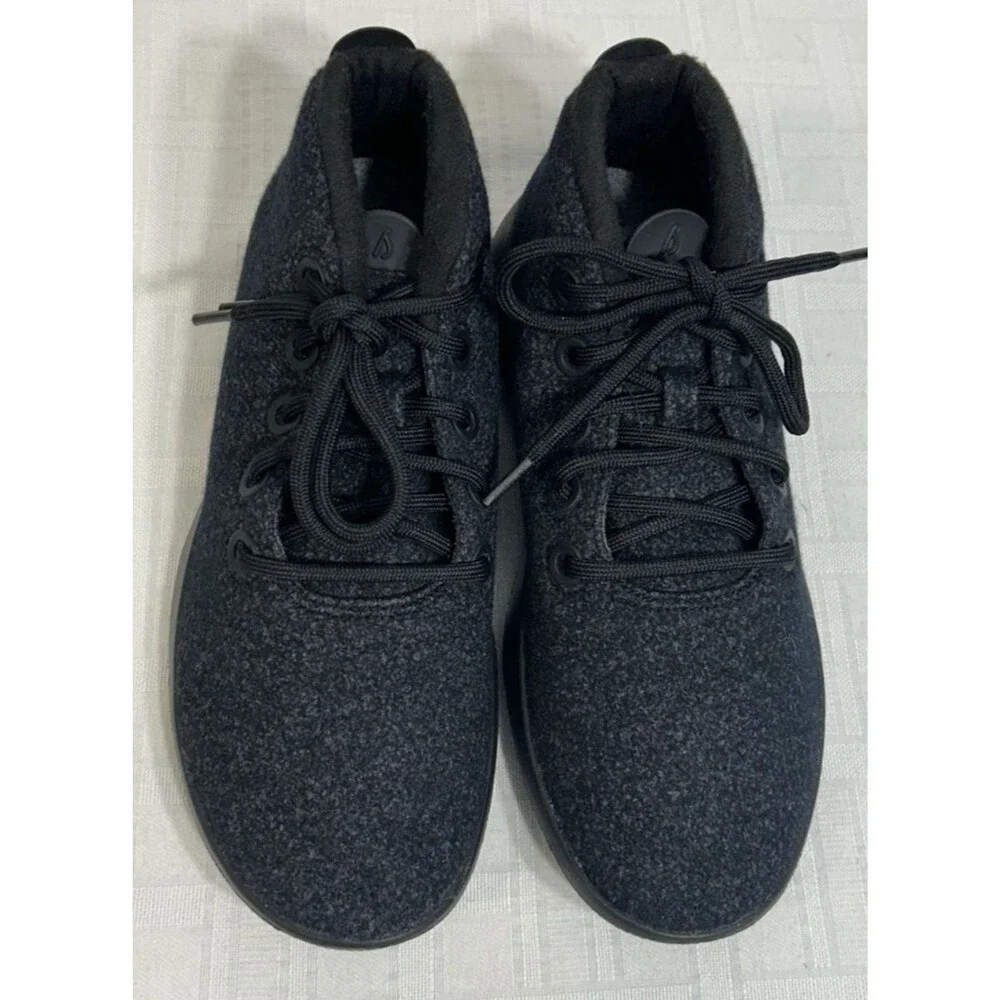 NEW! Allbirds WRUM Wool Runner Up Mizzle Dark Grey Wool Chukka Boots Men Size 9